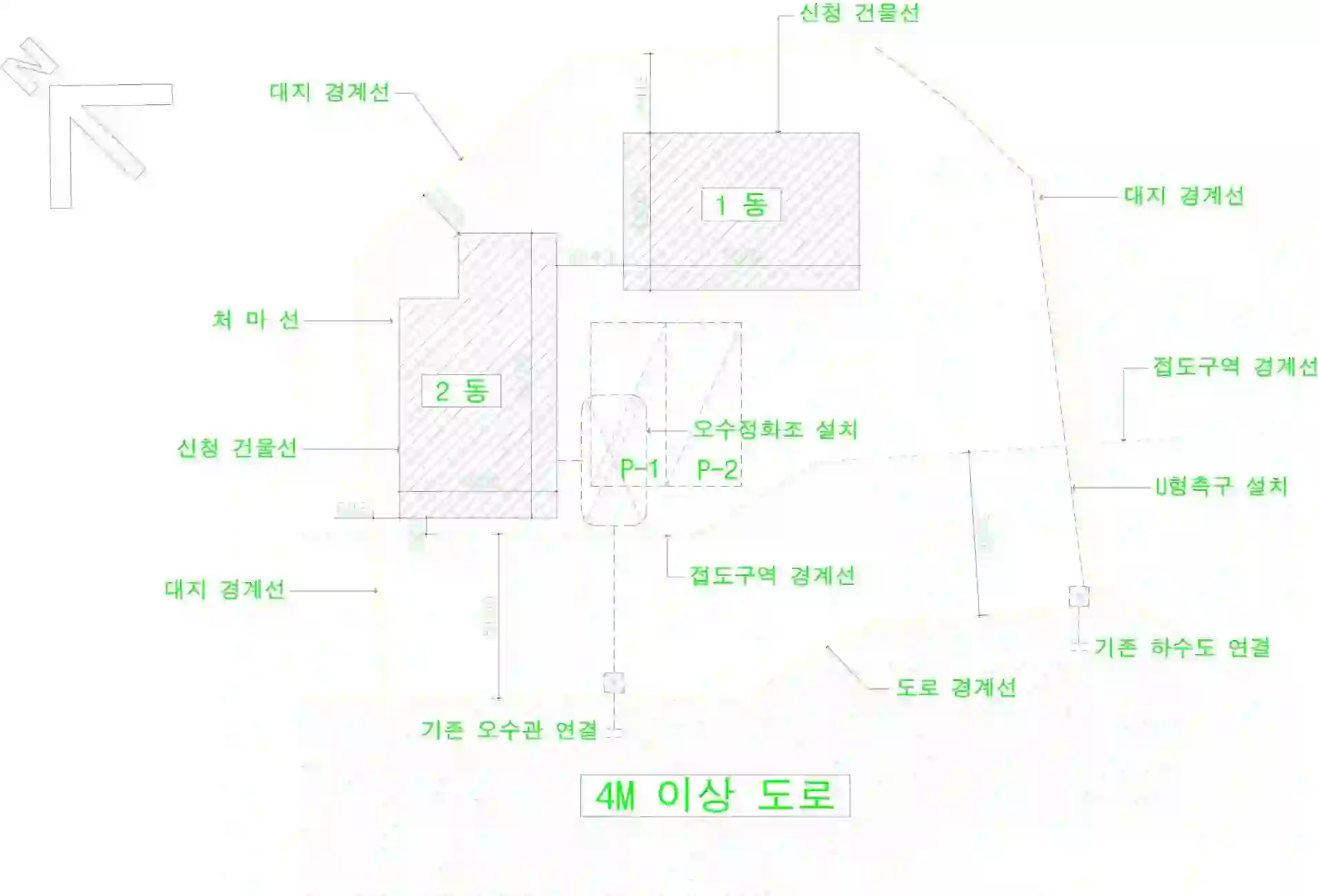 율곡리 602-2 배치도 이미지